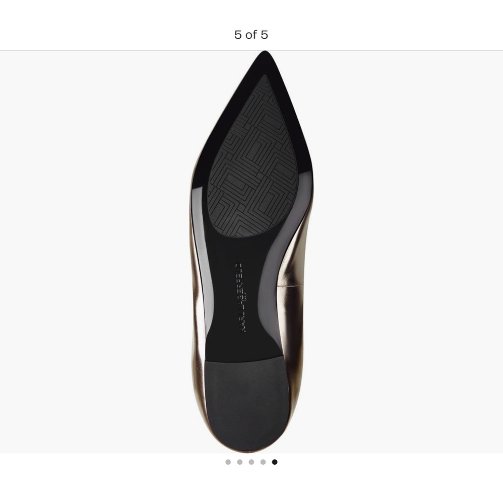 KARL LAGERFELD PARIS
Vinette Ballet Flat (Women) NWT SIZE 7 Silver/Pewter - Picture 3 of 5
